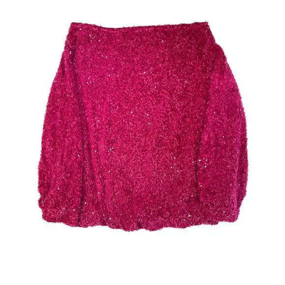 NWT‎ AKIRA Sequin Women’s Medium Dress Mini Gemma off the Shoulder Prom Clubbing - Picture 8 of 8